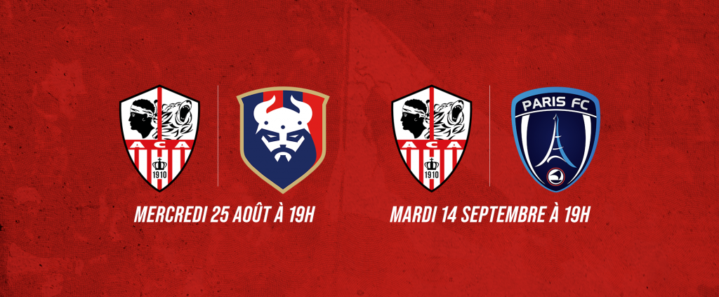 ACA-Caen et ACA-Paris reprogrammés